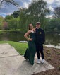 Mermaid Square Neck Jersey Beaded Prom Dresses With Appliques