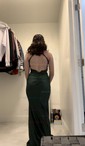 Mermaid Square Neck Jersey Beaded Prom Dresses With Appliques