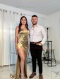 Black Mermaid V-neck Satin Prom Dresses With Ruched