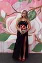 Mermaid Strapless Stretch Crepe Corset Prom Dresses With Appliques