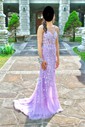 Mermaid Sweetheart Tulle Corset Prom Dresses With Appliques