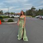 Sheath/Column Sweetheart Satin Corset Prom Dresses With Appliques