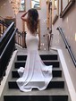 Sheath/Column V-neck Sparkly Sequin Prom Dresses