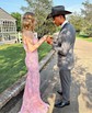 Sheath/Column V-neck Sparkly Sequin Prom Dresses With Appliques
