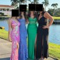 Mermaid Strapless Stretch Crepe Corset Prom Dresses With Appliques