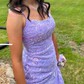 Mermaid Square Neck Lace Tulle Prom Dresses With Appliques