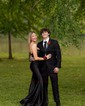 Mermaid Strapless Satin Corset Prom Dresses With Ruched